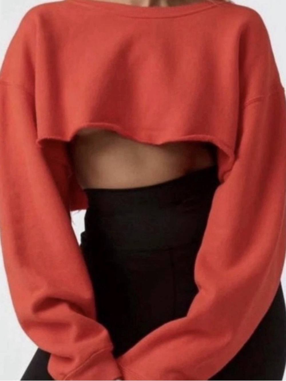 Joah Brown Cropped Sweatshirt! Cross listed on Mercari!